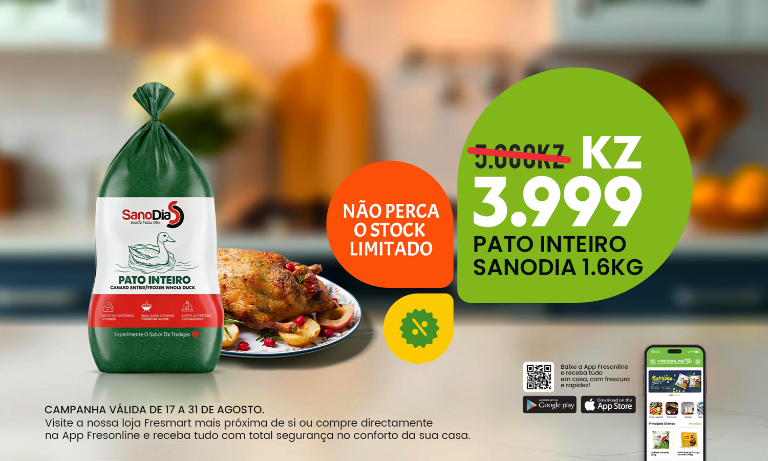 Participe, aproveite as promoções e celebre connosco estes 9 anos a servir Angola com Coração.
